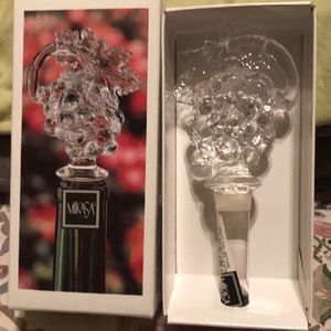 Mikasa Wine Bottle Stopper Crystal Fruit Collection T8174/900